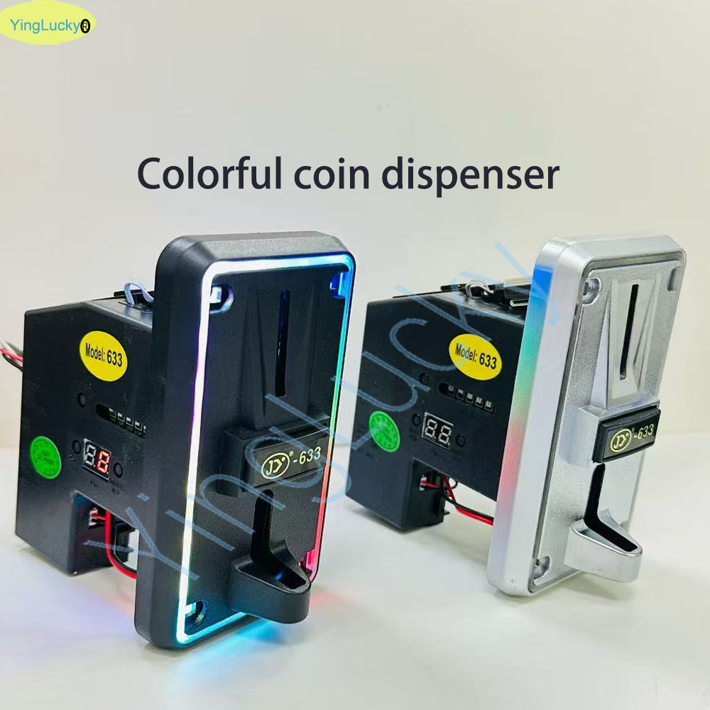 Arcade Vending Machines - Красочный светодиодный мульти-уцептор монет Селектор монет