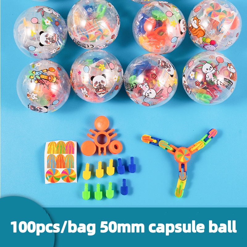 Prize Capsule Toy Machine - 100 шт./пакет, 50 мм, капсульный шар,