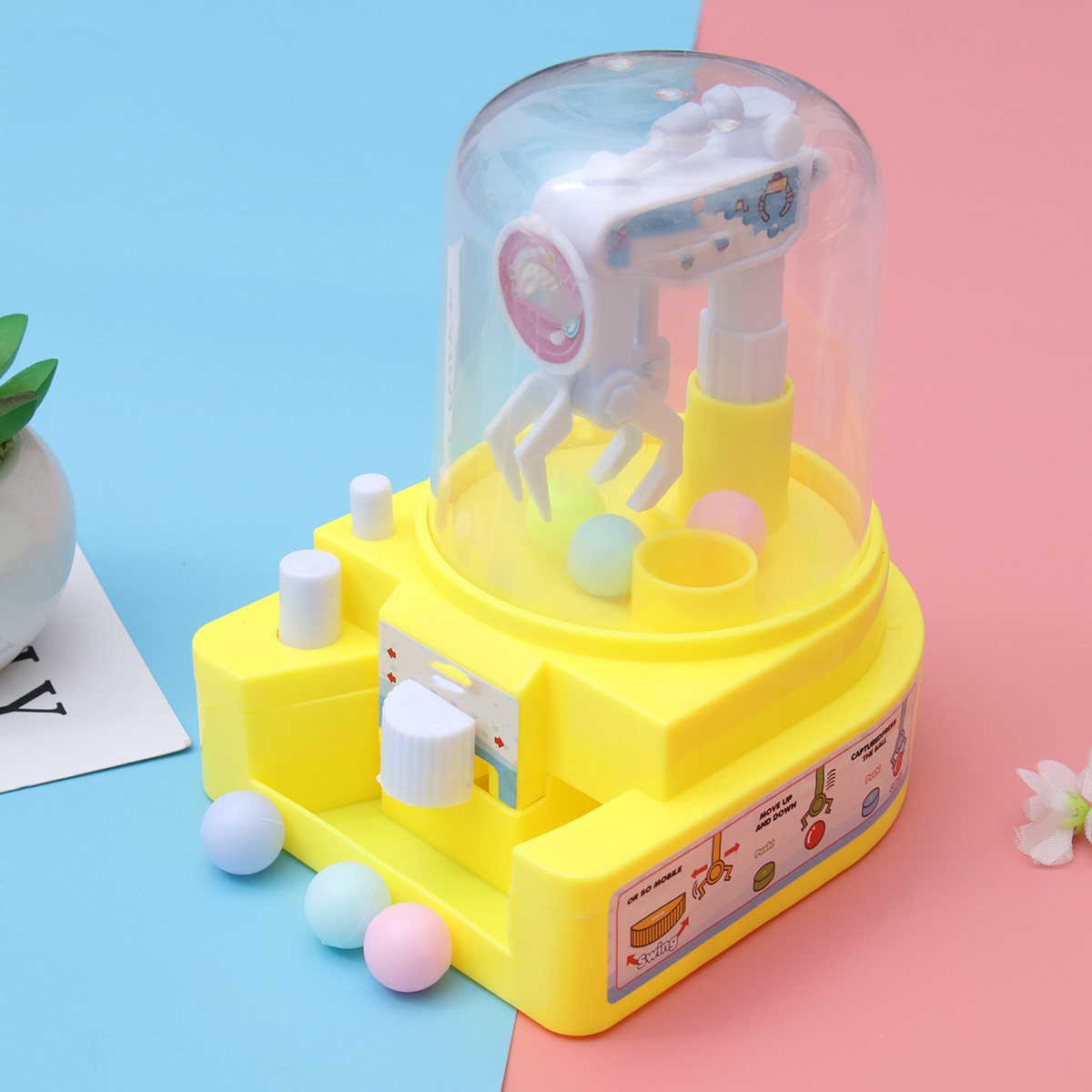 Claw Crane Machine - 1 шт. Мини-механический кран-хватайка для конфет