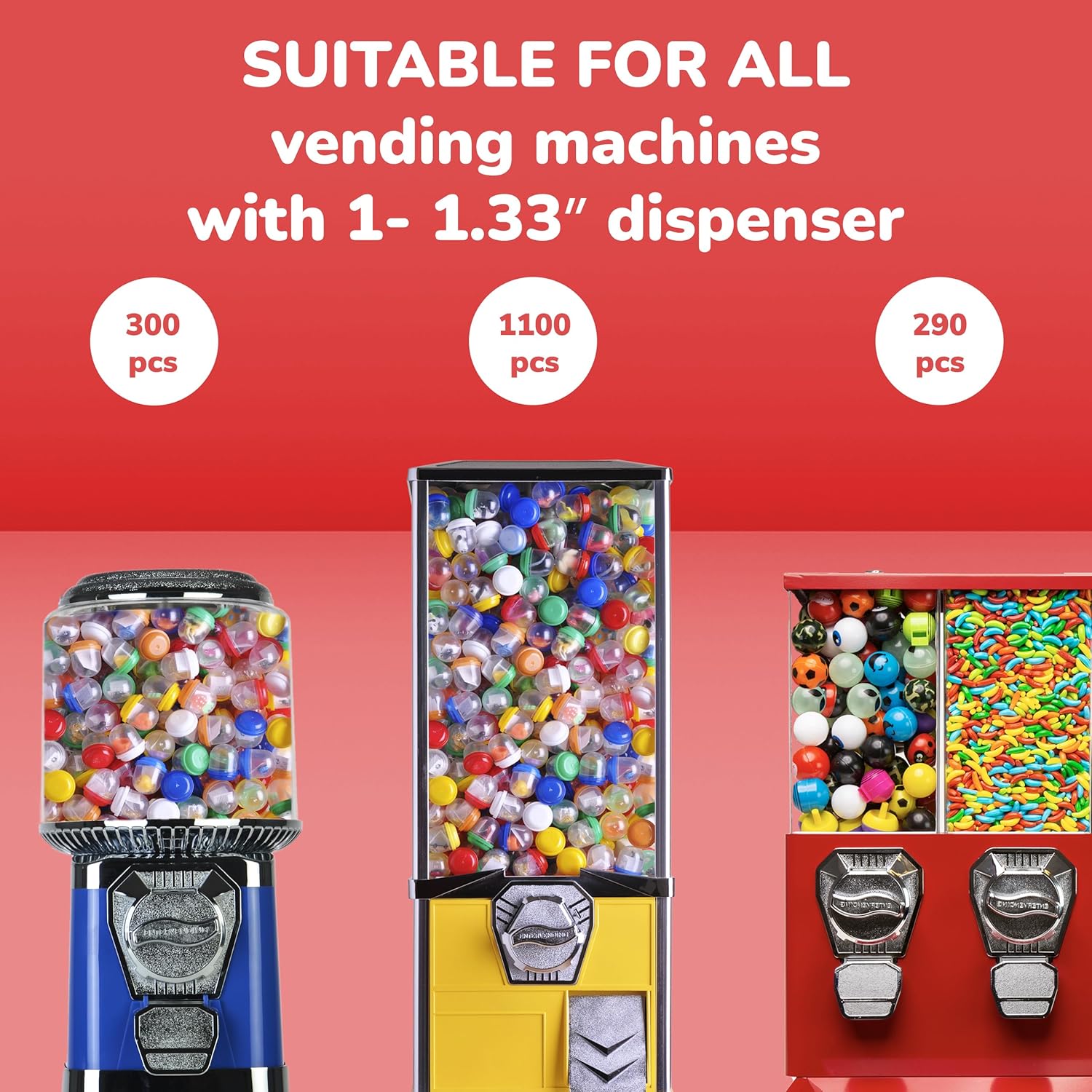 100-500 шт. пустые круглые кап – обзор и цена Prize Capsule Toy Machine