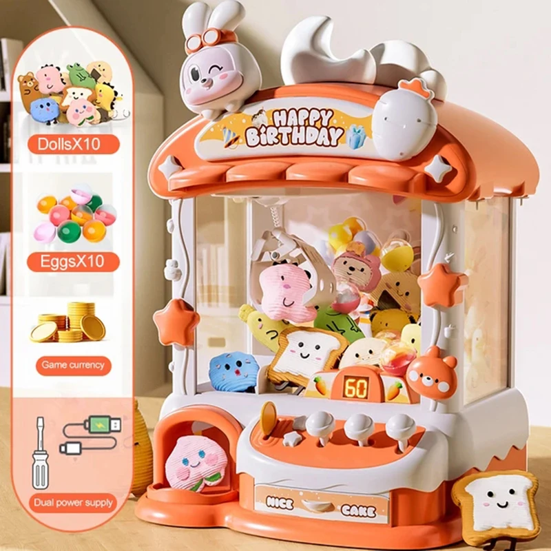 Мультяшный игровой автомат с к – обзор и цена Claw Crane Machine