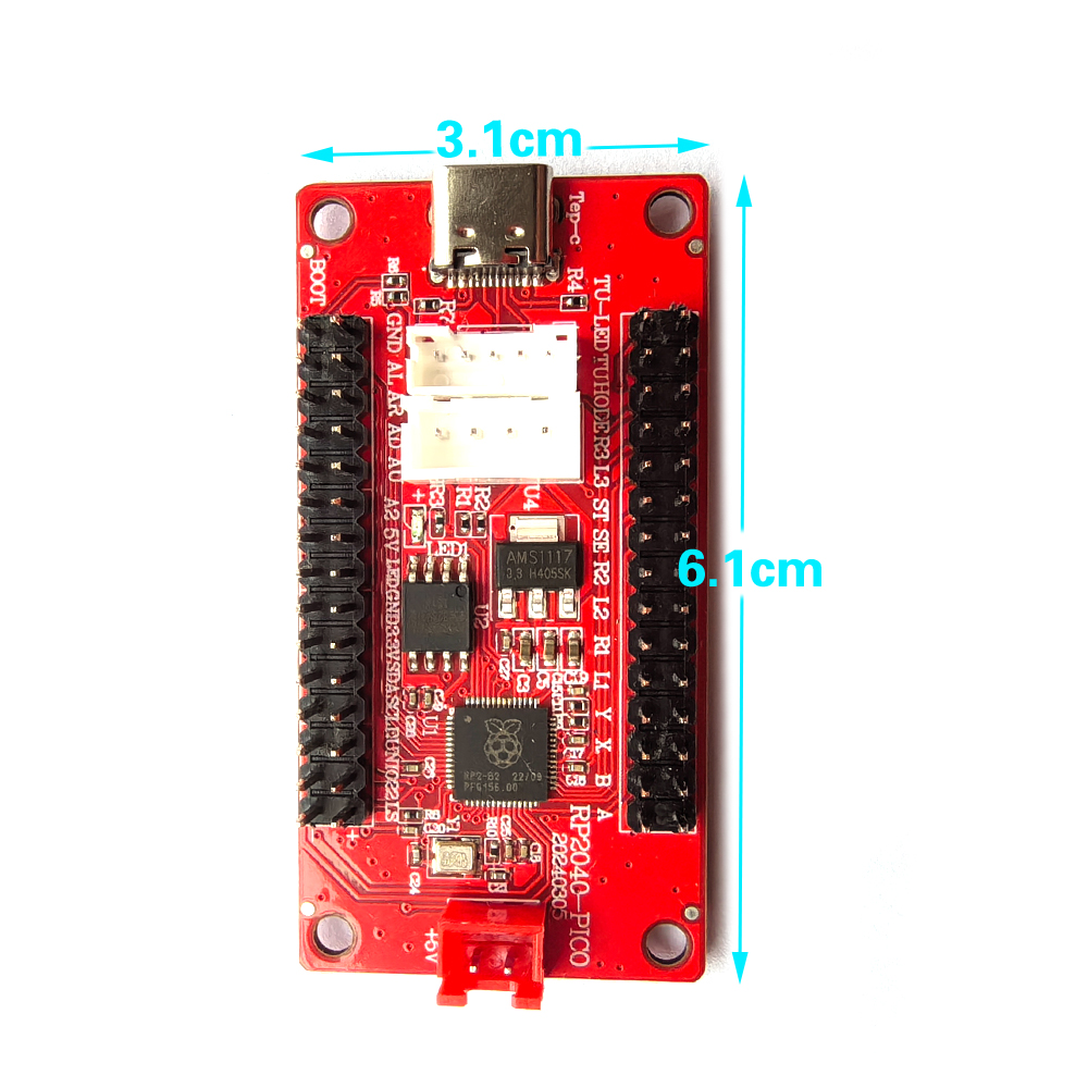 Raspberry Pi Pico Zero Delay U – обзор и цена Joystick Arcade Parts