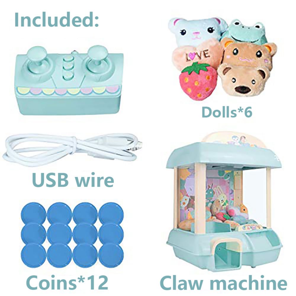 Кукольная машина с монетоприем – обзор и цена Claw Crane Machine